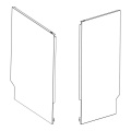 Side Plate - 1171560210 Side Panel Left White Diva2 [Electrolux Aeg]